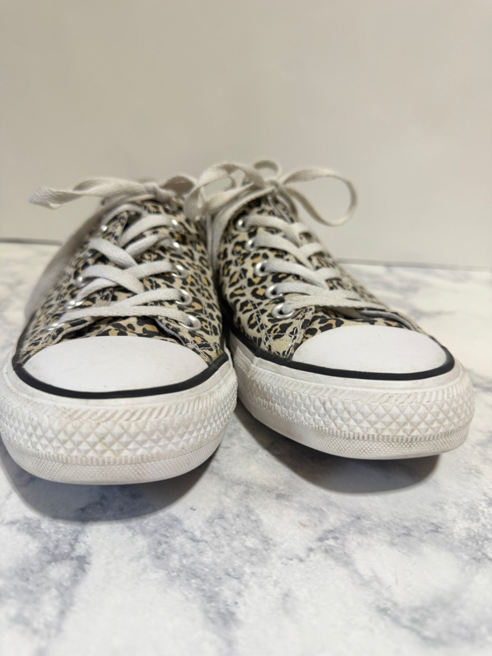 Converse Chuck Taylor Animal Print Low-Top Sneaker White Leopard 7.5 9.5 - Picture 10 of 12